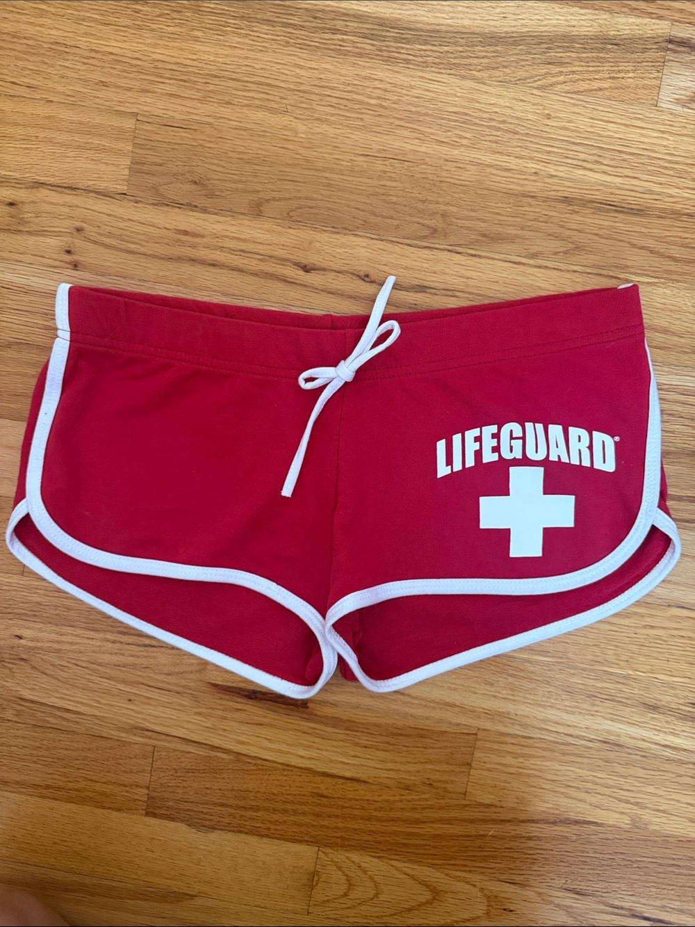 Red Women's Athletic Shorts